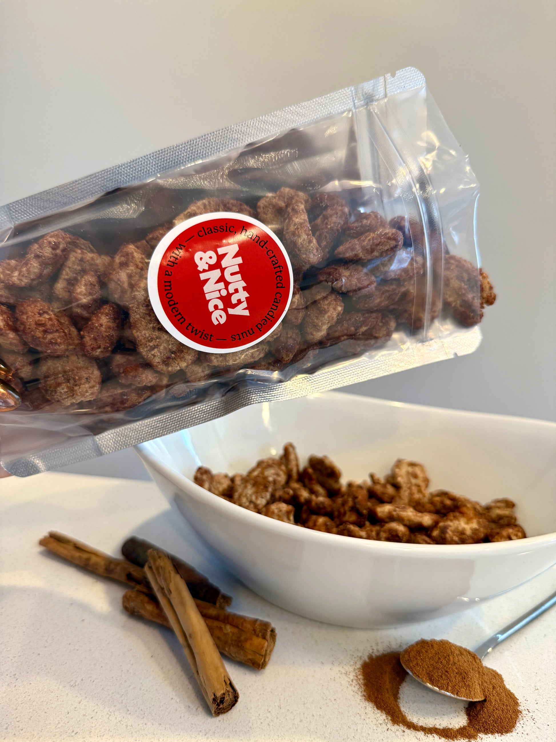 candied roasted pecans